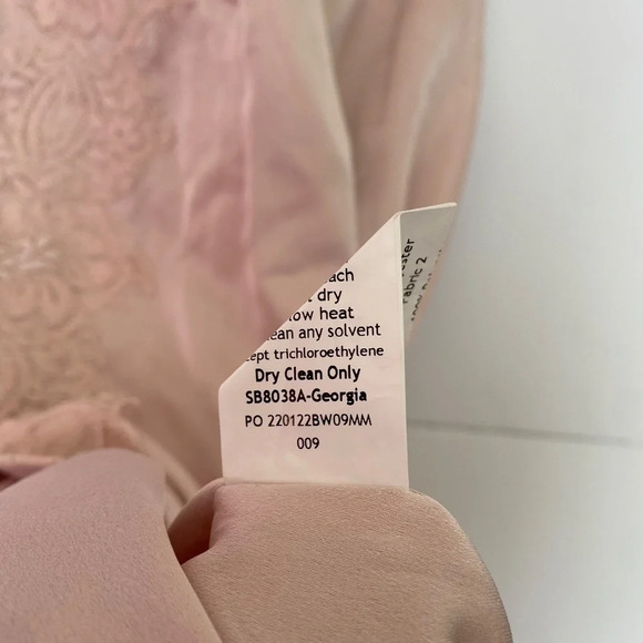 HOUSE OF CB‎ 'Georgia' Crystal Satin and Lace Midi Dress cutout Size M NWOT - Picture 12 of 16